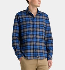 Chemise droite carreaux flanelle coton North Sails