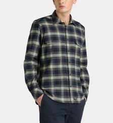 Chemise droite carreaux flanelle coton North Sails