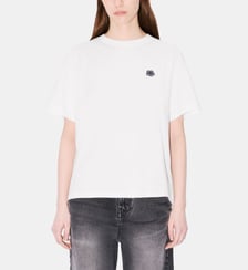 T-Shirt droit en coton signature Kenzo