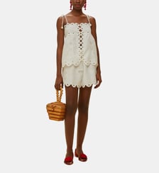 Blouse ample fleuri en lin Farm Rio