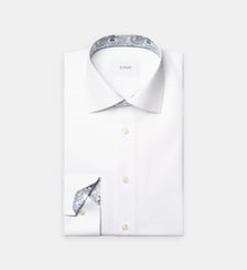Chemise droite en coton Eton