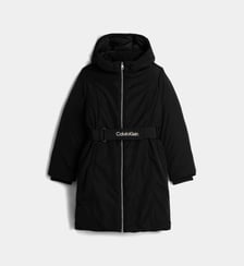 Doudoune mi-longue cintrée capuche Calvin Klein