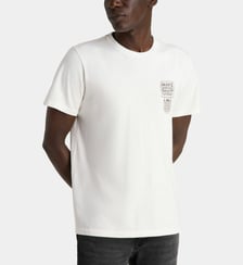 T-shirt Roy Garbage en coton à motif Nudie Jeans