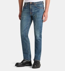 Jean Gritty Jackson droit en coton Nudie Jeans