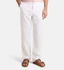 Pantalon Sujolin droit en lin Galeries Lafayette