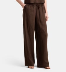 Pantalon large Elios lin Galeries Lafayette