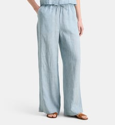 Pantalon large Elios lin Galeries Lafayette