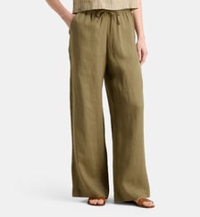 Pantalon large Elios lin  Galeries Lafayette