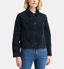 Blouson Dakota Daim droit court Galeries Lafayette
