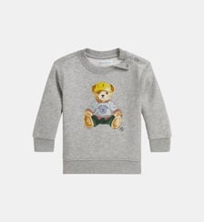 Sweat droit signature en coton mélangé Polo Ralph Lauren