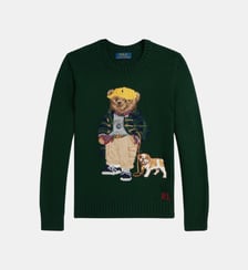 Pull droit signature en coton mélangé Polo Ralph Lauren