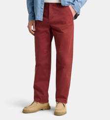 Pantalon Chino droit en coton stretch Galeries Lafayette