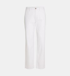 Pantalon Chino droit en coton stretch Galeries Lafayette