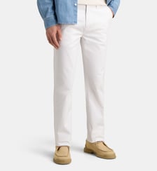 Pantalon chino Chinim slim en coton Galeries Lafayette