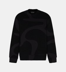 Sweat logo en coton Emporio Armani