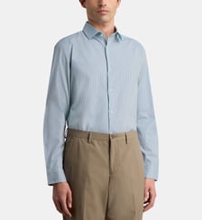 Chemise droite Hastre en coton Galeries Lafayette