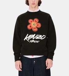 Sweat en coton à imprimé Kenzo