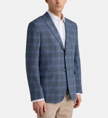 Veste de costume Aosta droite à carreaux Comptoir GL