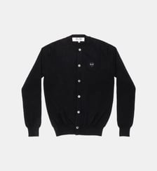 Cardigan griffé à col rond Comme des Garçons PLAY