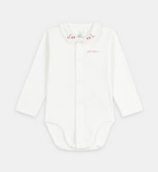 Body à motif fleuri en coton Petit Bateau