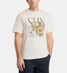 T-shirt Sishpri fleuri en coton Galeries Lafayette