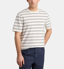T-shirt droit Sibbray rayé en coton Galeries Lafayette