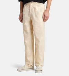 Pantalon Santlin rayé à pinces en lin Galeries Lafayette