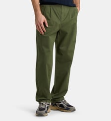 Pantalon Sleats à pinces en coton Galeries Lafayette