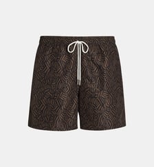 Short de bain Swim fantaisie avec suspensoir Galeries Lafayette
