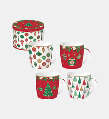 Coffret de mug et boite ronde en métal - Modèle aléatoire Easy Life