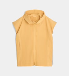 Veste sans manches August plissée à capuche HOMME PLISSÉ ISSEY MIYAKE