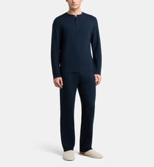 Ensemble pyjama long Bood en tencel stretch Galeries Lafayette
