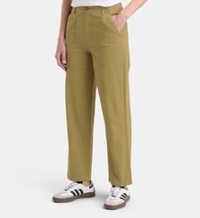 Pantalon Elliot droit en coton biologique Galeries Lafayette