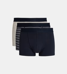 Lot de 3 boxers Boxer en coton stretch Galeries Lafayette