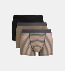 Lot de 3 boxers Boxer en coton stretch Galeries Lafayette