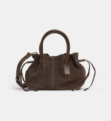 Mini sac cabas Cameron cuir suédé Galeries Lafayette