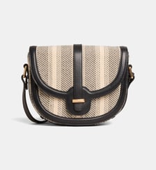 Sac à main Apollina canvas et cuir Galeries Lafayette