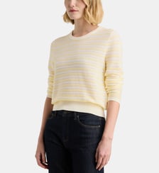 Pull Enjoy en coton rayé Galeries Lafayette