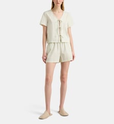 Pyjashort Bero Sh 2 en coton bio rayé Galeries Lafayette