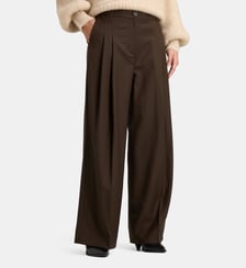 Pantalon Alexa Pleat ample à pinces en laine Holzweiler