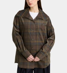 Chemise à carreaux en coton System
