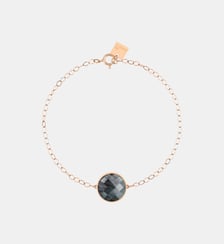 Bracelet en or rose et nacre noire Ginette Ny
