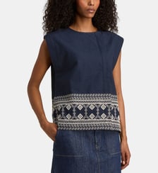 Top Nocturne broderies Jodhpur