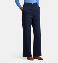 Pantalon Nadine large en coton mélangé Jodhpur