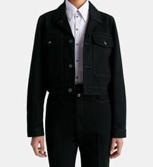 Blouson droit en coton fermeture boutonnée Lemaire