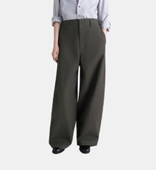 Pantalon chino large en coton Lemaire