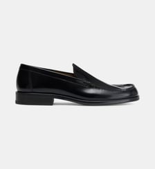 Mocassins en cuir brillant Lemaire