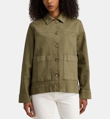 Veste Lison droite en coton bio Jodhpur