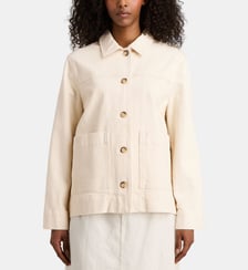 Veste Lison droite en coton bio Jodhpur