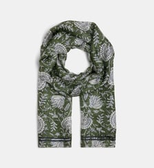 Foulard Vilana floral soie Galeries Lafayette